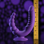Evolved THE RIDER - Purple USB Rechargeable Double Ended Vibrator with Wireless Remote - Image 8