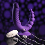 Evolved THE RIDER - Purple USB Rechargeable Double Ended Vibrator with Wireless Remote - Image 9