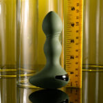 Evolved LIEUTENANT - Green 12.2 cm USB Rechargeable Vibrating Butt Plug - Image 8