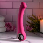 Evolved PLEASURE CURVE - Pink 19 cm USB Rechargeable Vibrator - Image 2