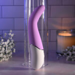 Evolved SLIP OF THE TONGUE - Purple 21.1 cm USB Rechargeable Flicking Tongue Vibrator - Image 3