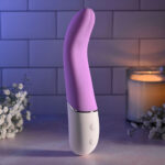 Evolved SLIP OF THE TONGUE - Purple 21.1 cm USB Rechargeable Flicking Tongue Vibrator - Image 5