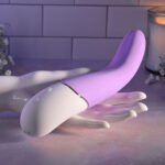 Evolved SLIP OF THE TONGUE - Purple 21.1 cm USB Rechargeable Flicking Tongue Vibrator - Image 7