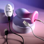Evolved PARADISE PLUG - Pink/Purple 10.5 cm USB Rechargeable Vibrating Butt Plug with Wireless Remote - Image 9