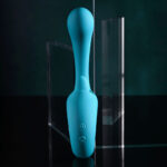 Evolved HOW MANY LICKS - Blue 17.8 cm USB Rechargeable Vibrator with Flicking Stimulator - Image 5