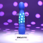 Evolved DISCO DIVA - Blue 20.9 cm USB Rechargeable Light Up Vibrator - Image 6