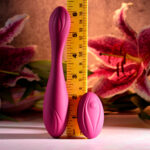 Evolved CHERRY POSE - Pink 16.1 cm USB Rechargeable Flexible & Posable Vibrator with Remote - Image 8