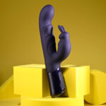 Evolved BIG DEAL - Purple 25.7 cm USB Rechargeable Rabbit Vibrator - Image 3