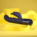 Evolved BIG DEAL - Purple 25.7 cm USB Rechargeable Rabbit Vibrator - Image 6