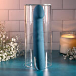 Evolved QUEEN OF ALL TRADES - Blue 22.6 cm USB Rechargeable Thrusting & Rotating Vibrator - Image 3