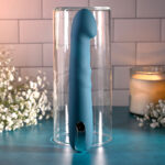 Evolved QUEEN OF ALL TRADES - Blue 22.6 cm USB Rechargeable Thrusting & Rotating Vibrator - Image 4