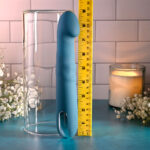 Evolved QUEEN OF ALL TRADES - Blue 22.6 cm USB Rechargeable Thrusting & Rotating Vibrator - Image 8