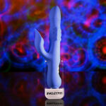 Evolved POP GOES THE O - Purple 24.7 cm USB Rechargeable Thrusting & Bulging Rabbit Vibrator - Image 4