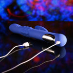 Evolved POP GOES THE O - Purple 24.7 cm USB Rechargeable Thrusting & Bulging Rabbit Vibrator - Image 9