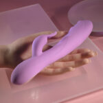 Evolved BEAD THE WAY - Pink 23.2 cm USB Rechargeable Rabbit Vibrator - Image 4