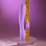 Evolved BEAD THE WAY - Pink 23.2 cm USB Rechargeable Rabbit Vibrator - Image 8