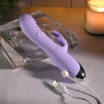 Evolved SPINDERELLA - Purple USB Rechargeable Rabbit Vibrator - Image 9