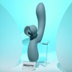 Evolved TAKE YOUR FLICK - Grey 24.1 cm USB Rechargeable Vibrator with Flicking Clitoral Stimulator - Image 2