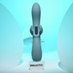 Evolved TAKE YOUR FLICK - Grey 24.1 cm USB Rechargeable Vibrator with Flicking Clitoral Stimulator - Image 3