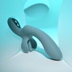 Evolved TAKE YOUR FLICK - Grey 24.1 cm USB Rechargeable Vibrator with Flicking Clitoral Stimulator - Image 7