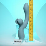 Evolved TAKE YOUR FLICK - Grey 24.1 cm USB Rechargeable Vibrator with Flicking Clitoral Stimulator - Image 8
