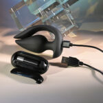 Evolved THE GENIE - Black 11.2 cm USB Rechargeable Vibrating Plug with Wireless Remote - Image 9