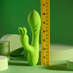 Evolved BRAT BUNNY - Green 16.2 cm USB Rechargeable Rabbit Vibrator - Image 8
