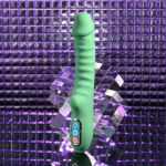 Evolved FULL THROTTLE - Mint Green 24.1 cm USB Rechargeable Vibrator - Image 2