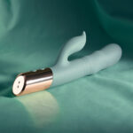 Evolved THE SHIMMY - Green USB Rechargeable Thrusting Rabbit Vibrator - Image 7