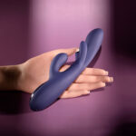 Evolved BOW DOWN - Purple USB Rechargeable Rabbit Vibrator - Image 2