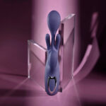 Evolved BOW DOWN - Purple USB Rechargeable Rabbit Vibrator - Image 5