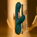 Evolved HEART OF GOLD - Green USB Rechargeable Rabbit Vibrator - Image 2