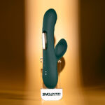 Evolved HEART OF GOLD - Green USB Rechargeable Rabbit Vibrator - Image 5