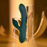 Evolved HEART OF GOLD - Green USB Rechargeable Rabbit Vibrator - Image 6