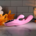 Evolved PUSH THE BUTTON - Pink 23.5 cm USB Rechargeable Rabbit Vibrator with G-Spot Bud - Image 7