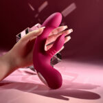Evolved GENTLE PERSUASION - Pink 20 cm USB Rechargeable Rabbit Vibrator - Image 7