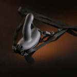 Evolved COME CLOSER - Black USB Rechargeable Vibrating Strap-On with Remote - Image 5
