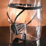 Evolved COME CLOSER - Black USB Rechargeable Vibrating Strap-On with Remote - Image 7