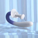 Evolved SPRING LOADED - White/Purple 23 cm USB Rechargeable Multi-Tapping Vibrator - Image 5