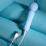 Evolved IRIS - Blue 18.3 cm USB Rechargeable Massage Wand - Image 9