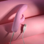 Evolved CUSHY BUNNY - Pink 19.1 cm USB Rechargeable Rabbit Vibrator - Image 9