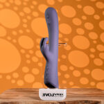 Evolved POPPIN GOOD TIME - Purple 20 cm USB Rechargeable Rabbit Vibrator - Image 2