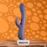Evolved POPPIN GOOD TIME - Purple 20 cm USB Rechargeable Rabbit Vibrator - Image 3