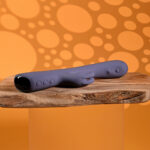 Evolved POPPIN GOOD TIME - Purple 20 cm USB Rechargeable Rabbit Vibrator - Image 7