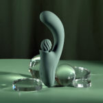 Evolved SPIRAL CHARM - Green 18 cm USB Rechargeable Rabbit Vibrator - Image 2