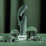 Evolved SPIRAL CHARM - Green 18 cm USB Rechargeable Rabbit Vibrator - Image 4