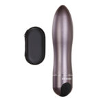 Evolved Travel-Gasm - Gray 9 cm USB Rechargeable Bullet with Travel Case - Image 2