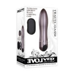Evolved Travel-Gasm - Gray 9 cm USB Rechargeable Bullet with Travel Case - Image 3