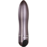 Evolved Travel-Gasm - Gray 9 cm USB Rechargeable Bullet with Travel Case - Image 5