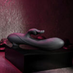 Evolved RABBIT HOLE - Black 21.2 cm USB Rechargeable Rabbit Vibrator - Image 6